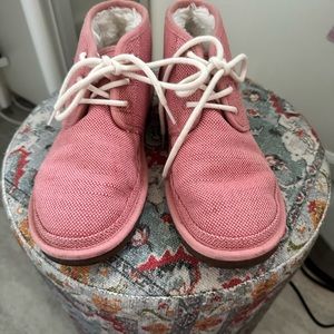 Pink UGG ankle boots